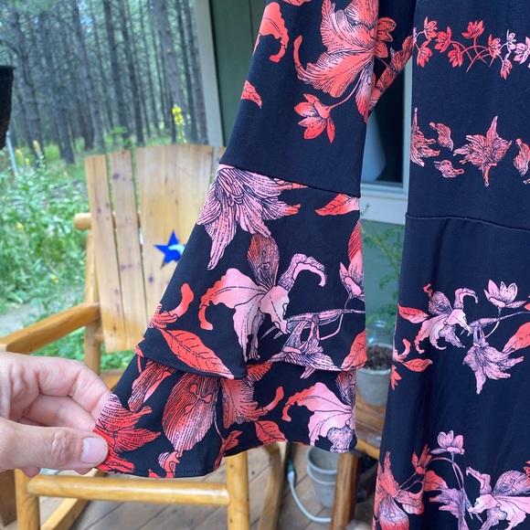 ALFANI semi-formal/professional long sleeve dress - Picture 3 of 5